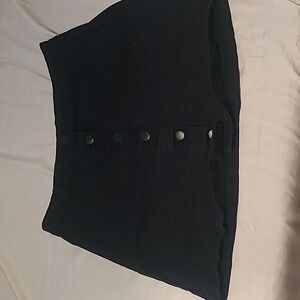 Forever 21 Black Corduroy Mini Skirt Casual